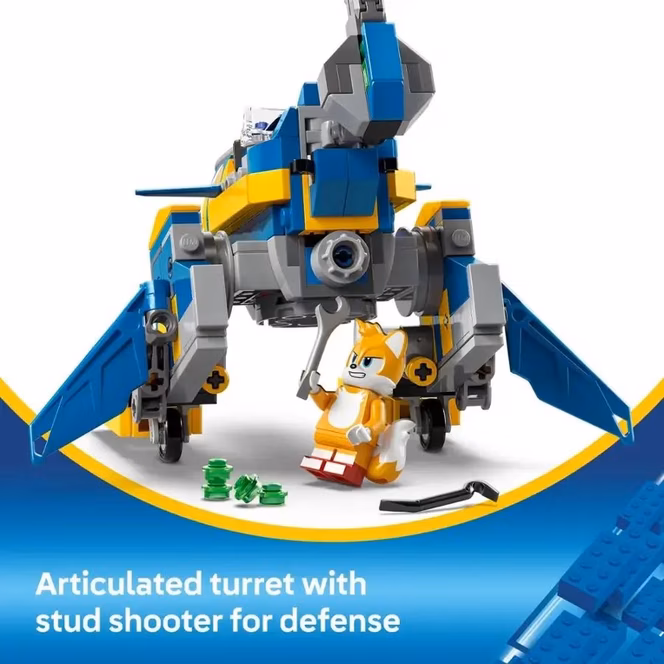 GameStop LEGO Sonic the Hedgehog Cyclone vs. Metal Sonic Building Toy Mech Suit 77002