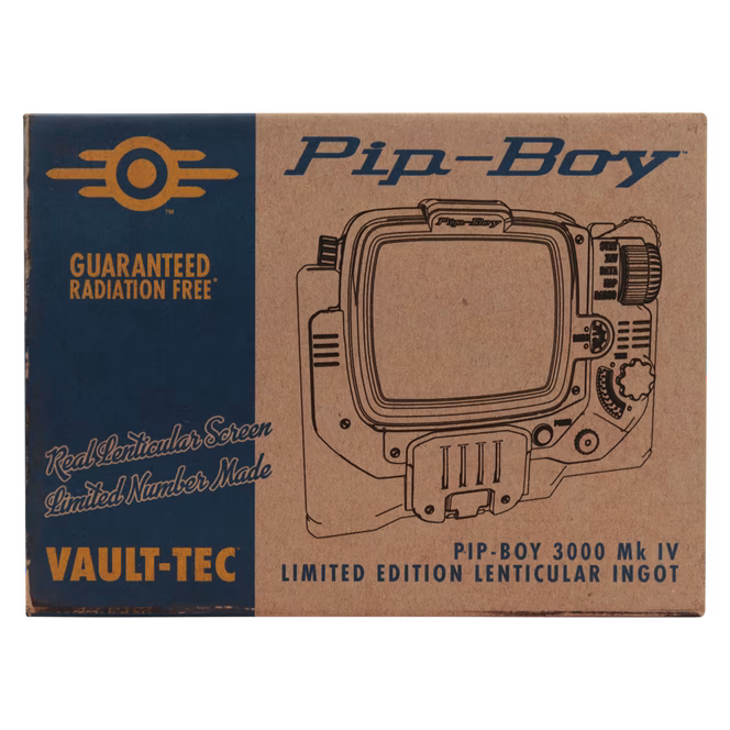 GameStop Fallout Pip-Boy Lenticular Ingot Replica