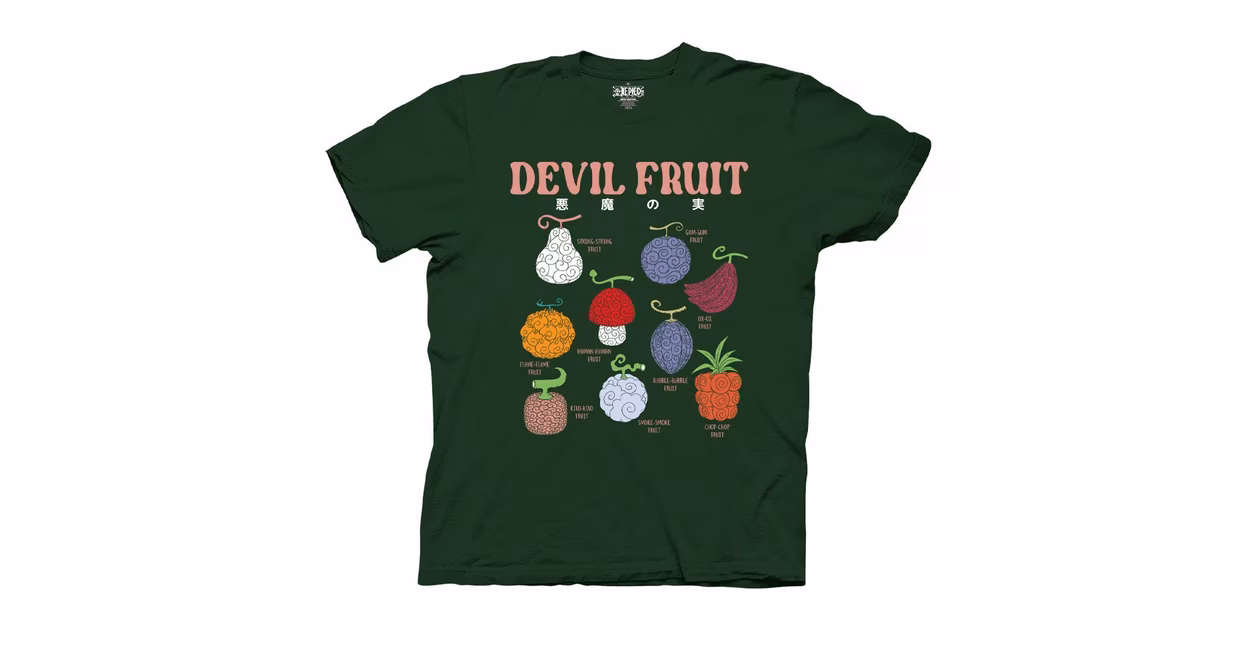 GameStop One Piece Devil Fruit Graphic T-Shirt GameStop Exclusive