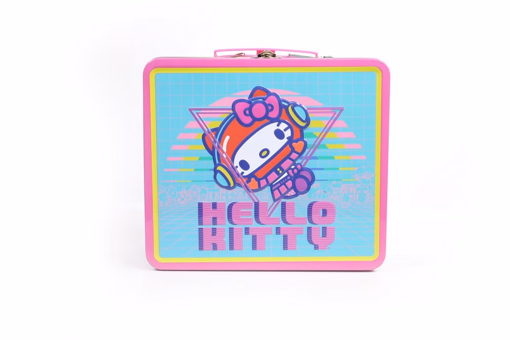 GameStop Hello Kitty Kawaii Arcade Lunch Box with Beverage Container
