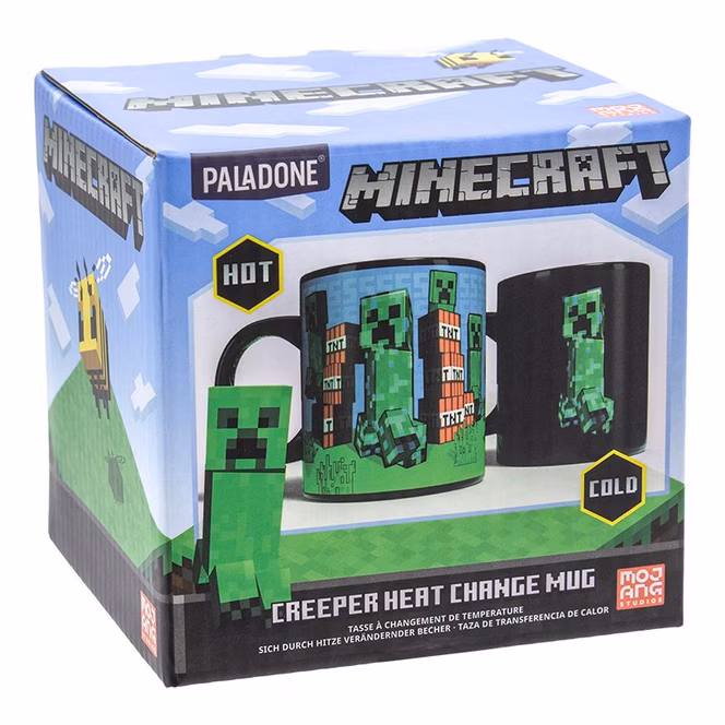 GameStop Minecraft Creeper Heat Change Mug