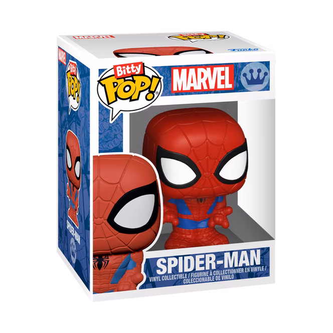 GameStop Funko Bitty POP! Marvel Vinyl Figure Set 4-Pack (Peter Parker, Superior Spider-Man, Spider-Man, and Mystery Pop!)