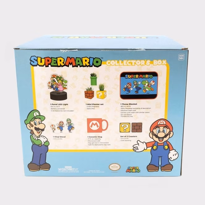 GameStop CultureFly Super Mario Collector's Box
