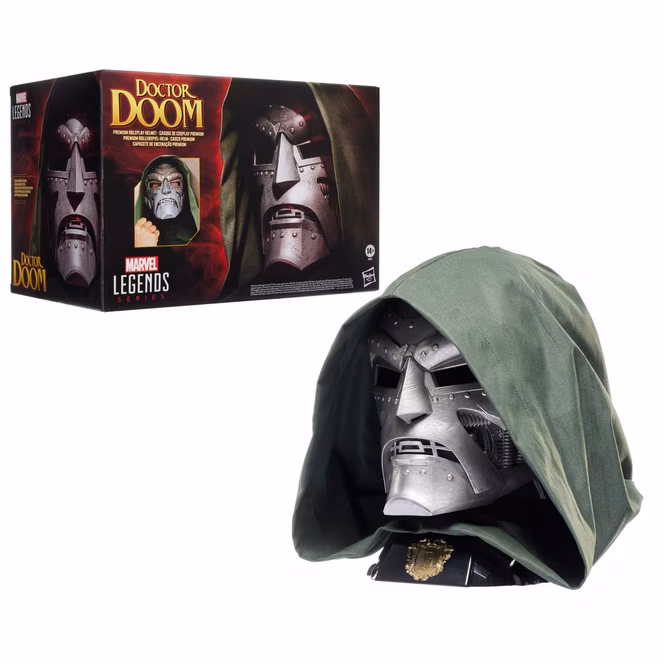 GameStop Hasbro Marvel Legends Series Doctor Doom Premium Roleplay Helmet