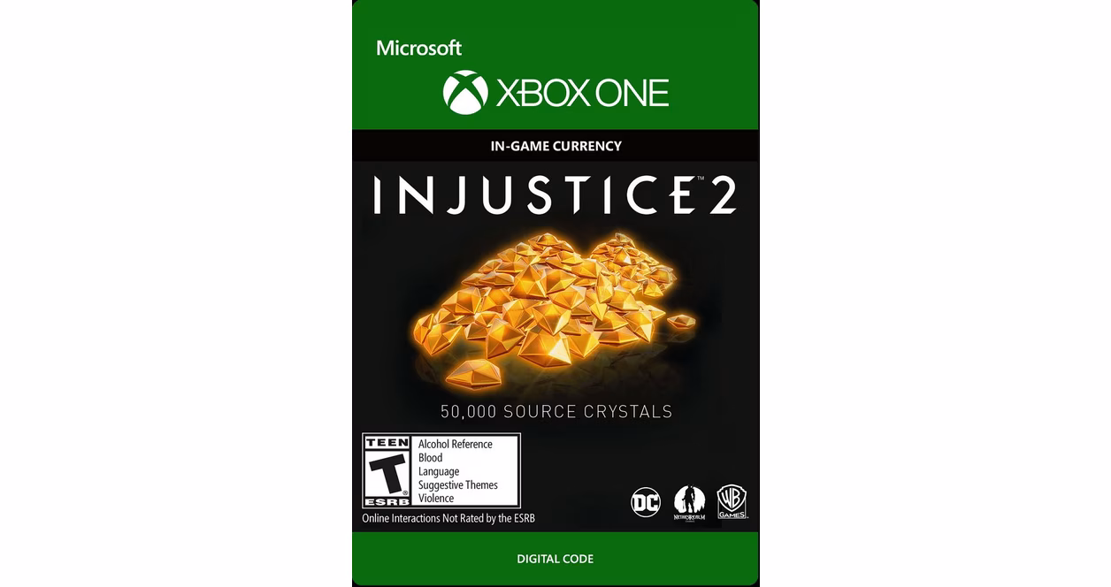 GameStop Injustice 2 50,000 Source Crystals