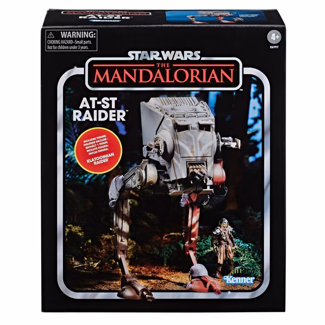 GameStop Star Wars The Vintage Collection The Mandalorian AT-ST Raider Toy Vehicle