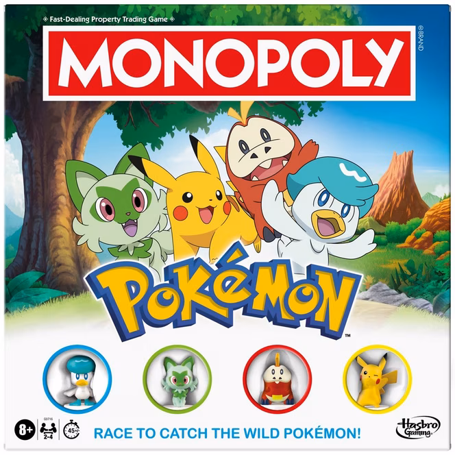 GameStop Monopoly Pokemon Edition Board Game
