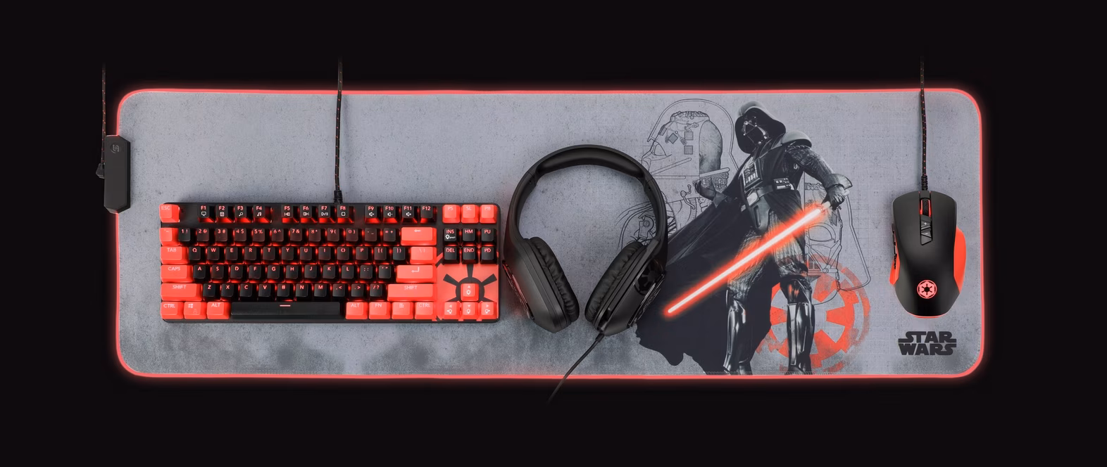 GameStop Geeknet Star Wars Darth Vader 40mm Driver Wired Gaming Headset GameStop Exclusive