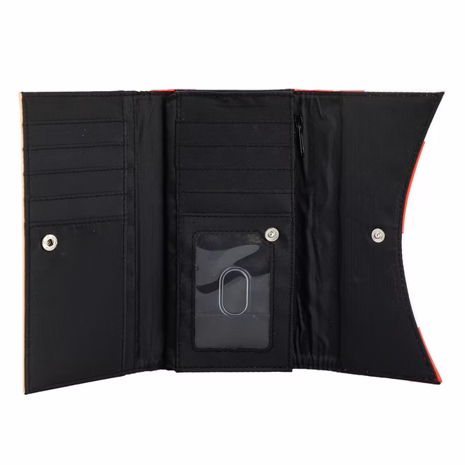 GameStop Super Mario Bros Mushroom Flap Tri-fold Wallet