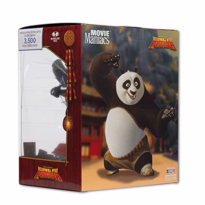 GameStop McFarlane Toys Movie Maniacs NBC 2008 Kung Fu Panda 6-in Statue