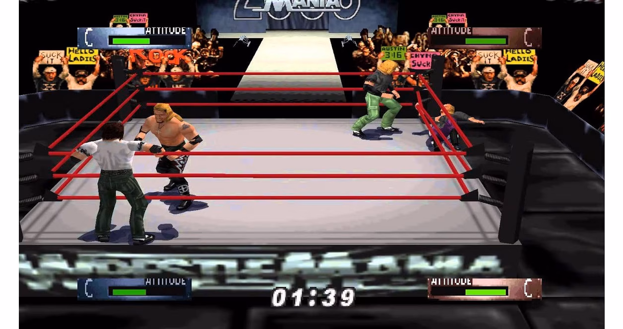 GameStop WWF Wrestlemania 2000 - Nintendo 64