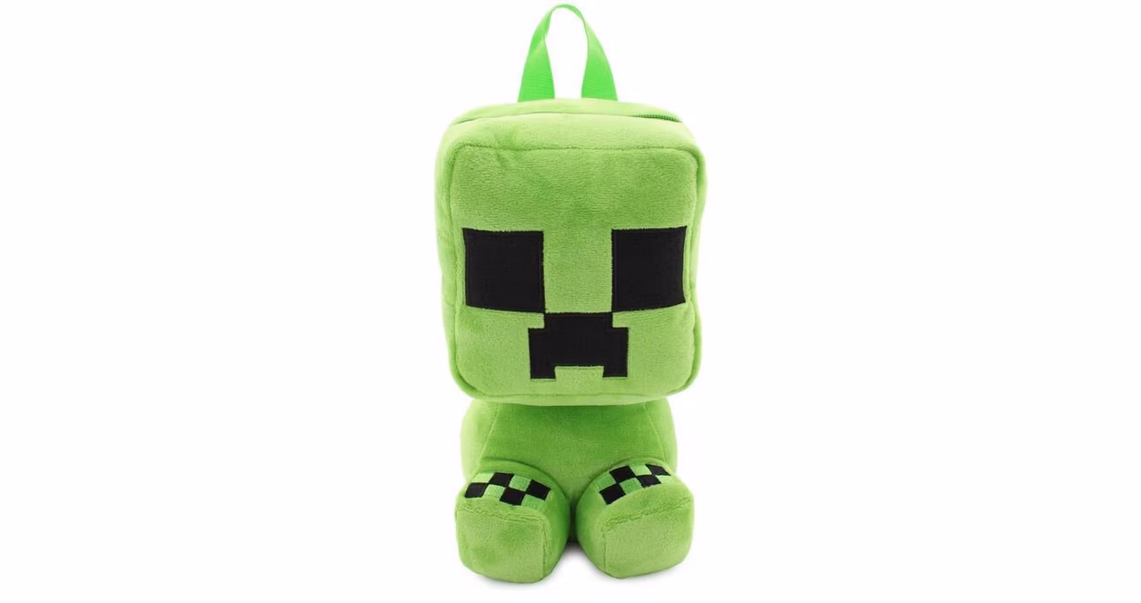 GameStop Minecraft Creeper Plush Mini Backpack