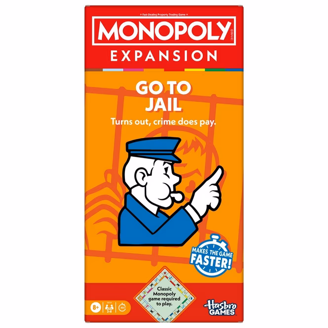 GameStop Monopoly Go to Jail Board Game