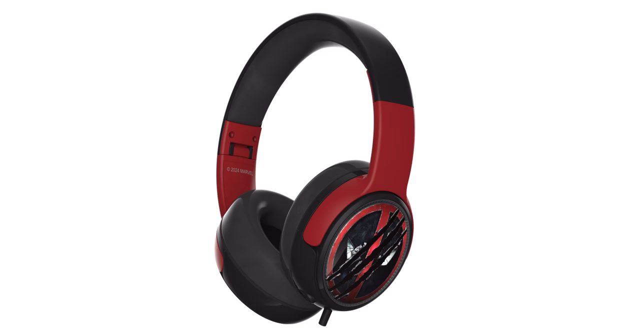 GameStop Marvel Deadpool and Wolverine Deadpool Wired Headset GameStop Exclusive