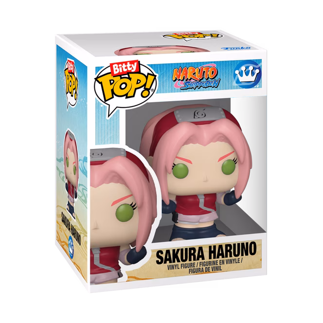 GameStop Funko Bitty POP!: Naruto: Shippuden 0.9-in Vinyl Figure Set 4-Pack (Kakashi Hatake, Sakura Haruno, Sasuke Uchiha, and Naruto Uzumaki)