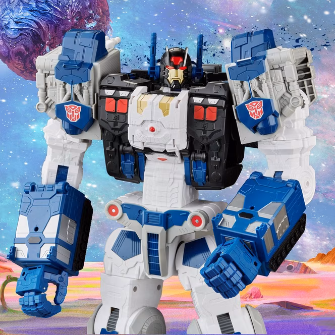 GameStop Toynk Transformers: Generations Legacy Series Titan Cybertron Universe Metroplex 22-in Action Figure