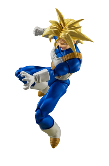 GameStop Bandai S.H. Figuarts Dragon Ball Z Super Saiyan Trunks (Infinite Latent Super Power) 5.5-in Figure