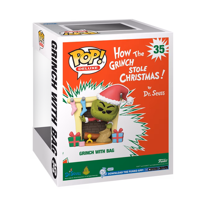 GameStop Funko POP! Deluxe: How the Grinch Stole Christmas Grinch 4.2-in Vinyl Figure