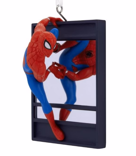 GameStop Hallmark Spider-Man - Spider-Man on Window Christmas Ornament