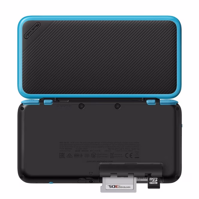 GameStop Nintendo 2DS XL Handheld Console - Black and Turquoise