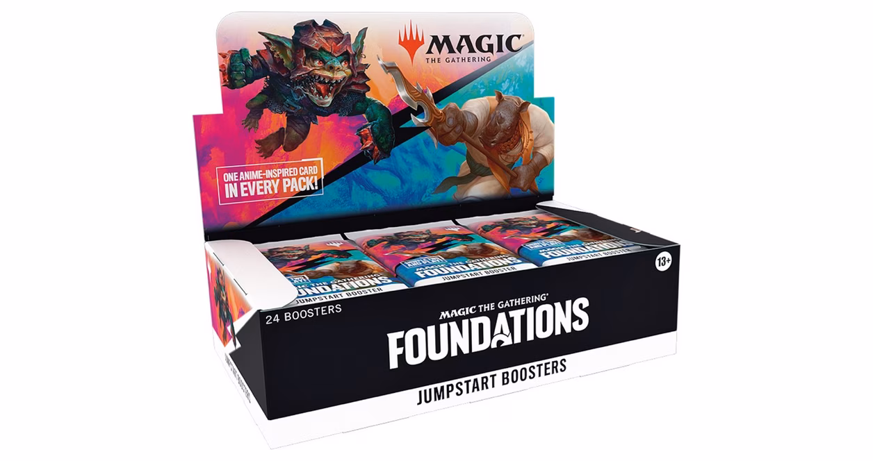 GameStop Magic: The Gathering Foundations Jumpstart Booster Box (24 Boosters)