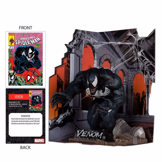 GameStop McFarlane Toys Marvel Collection Spider-Man Venom (The Amazing Spider-Man Issue 316) 1:10th Scale Statue