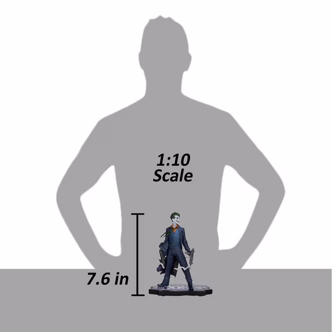 GameStop McFarlane Toys DC Direct The Joker by Gabriele Dell'Otto (The Joker Purple Craze) 1:10 Scale Resin Statue