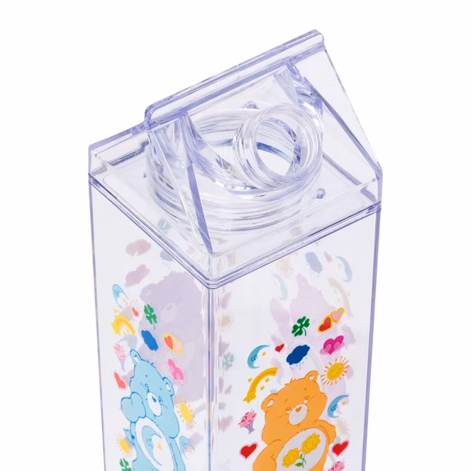 GameStop Care Bears Icon Bear 16.2oz Plastic Milk Carton Bottle