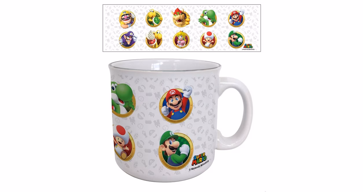GameStop Super Mario Rivals Portrait 20oz Mug