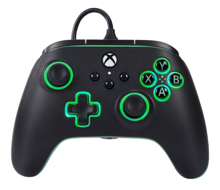 GameStop PowerA Advantage Wired Controller for Xbox Series X|S with Lumectra - Black