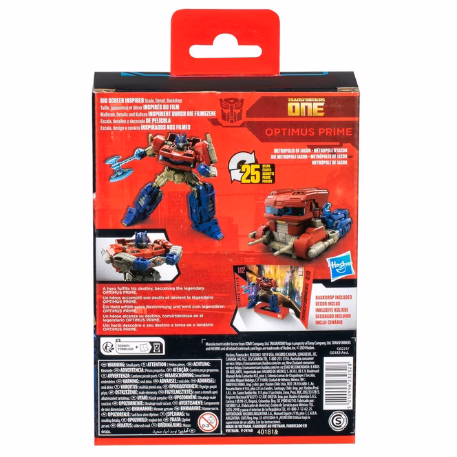 GameStop Hasbro Transformers Toys Studio Series Deluxe Class Transformers: One Optimus Prime 4.5-in Action Figure