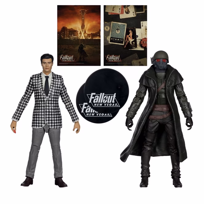 GameStop McFarlane Toys Fallout New Vegas Riot Ranger Armor and Benny 7-in Action Figure Set