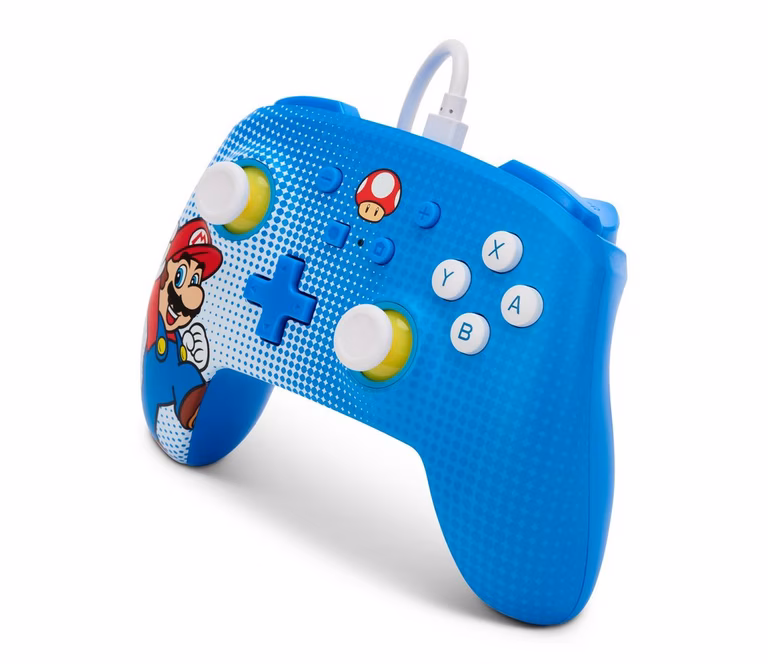 GameStop PowerA Enhanced Wired Controller for Nintendo Switch - Mario Pop Art