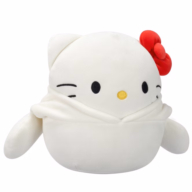 GameStop Squishmallows Hello Kitty and Friends Hello Kitty in Cinnamoroll Hoodie 8-in Little Plush