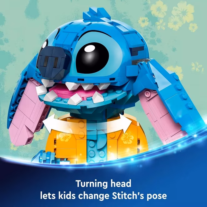 GameStop LEGO Lilo and Stitch Classic Stitch Buildable Toy Playset 43249