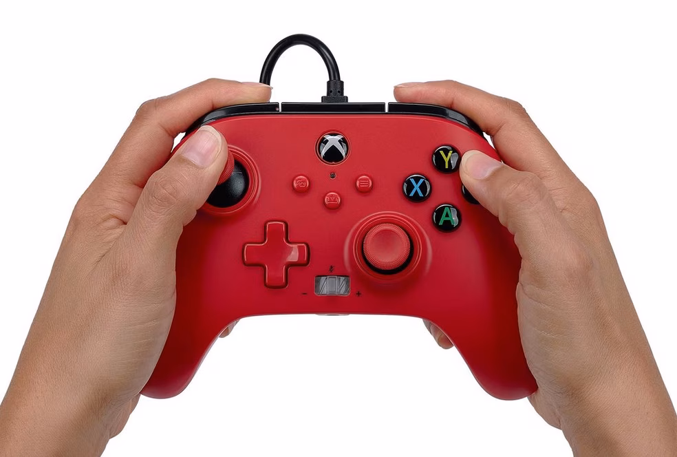 GameStop PowerA Enhanced Wired Controller for Xbox Series X/S - Artisan Red