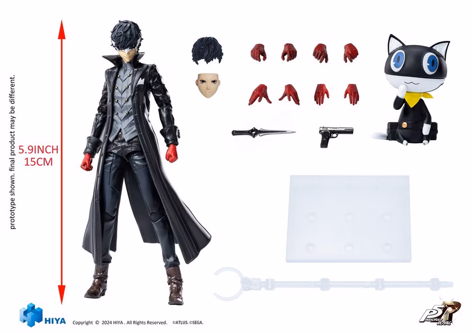 GameStop Hiya Toys Persona 5 Royal Exquisite Basic Series Joker Previews Exclusive 1/12 6-in Action Figure
