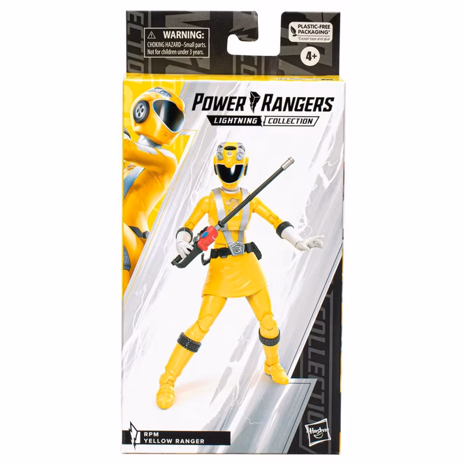 GameStop Hasbro Power Rangers Lightning Collection Lightspeed RPM Yellow Ranger 6-in Action Figure