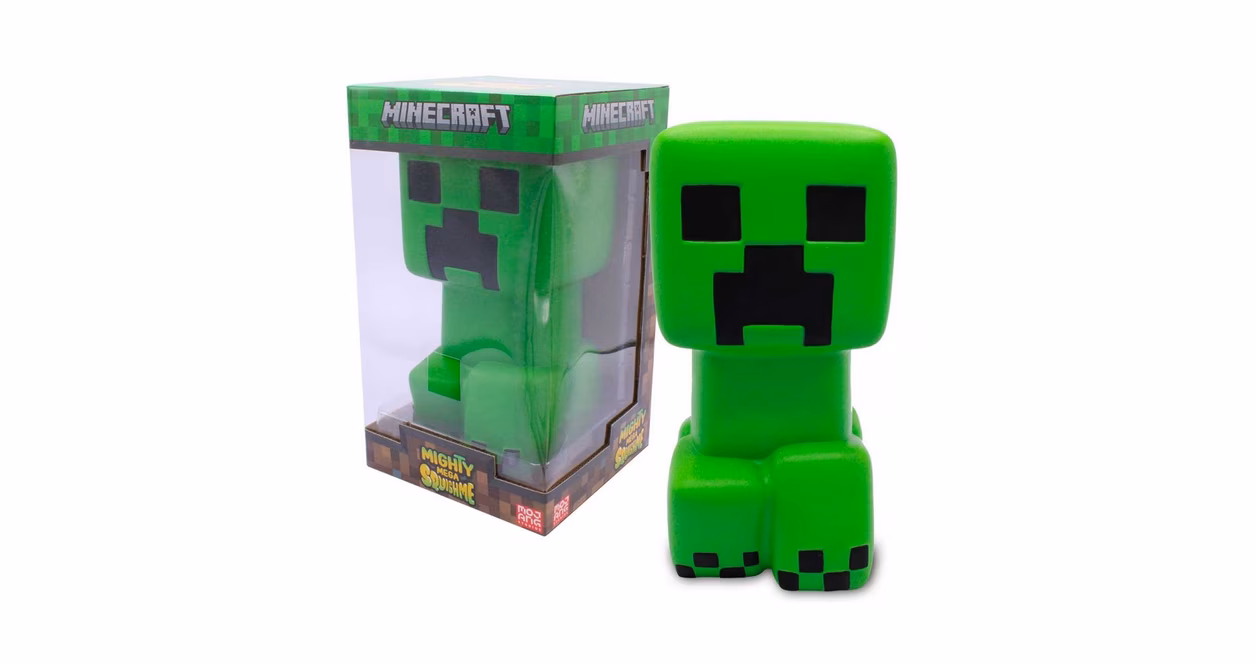 GameStop Just Toys Minecraft Mighty Mega Squishme Creeper 10-in Figure
