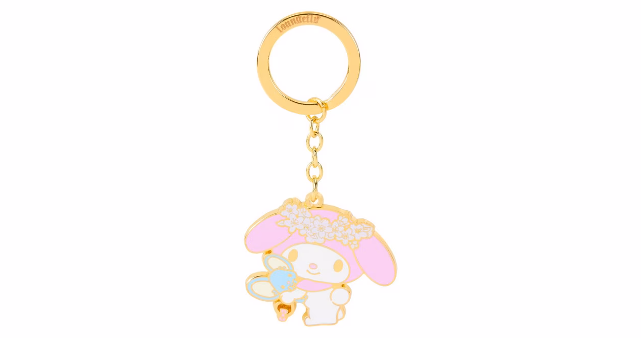 GameStop Loungefly Sanrio My Melody Flower Crown Keychain GameStop Exclusive