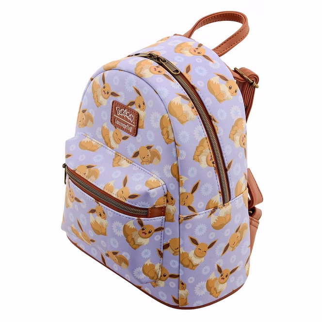 GameStop Loungefly Pokemon Eevee Floral Mini Backpack GameStop Exclusive