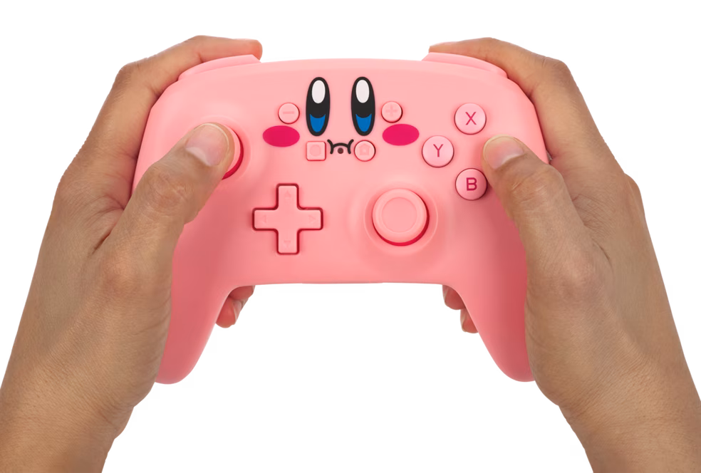 GameStop PowerA Wireless Controller for Nintendo Switch - Kirby