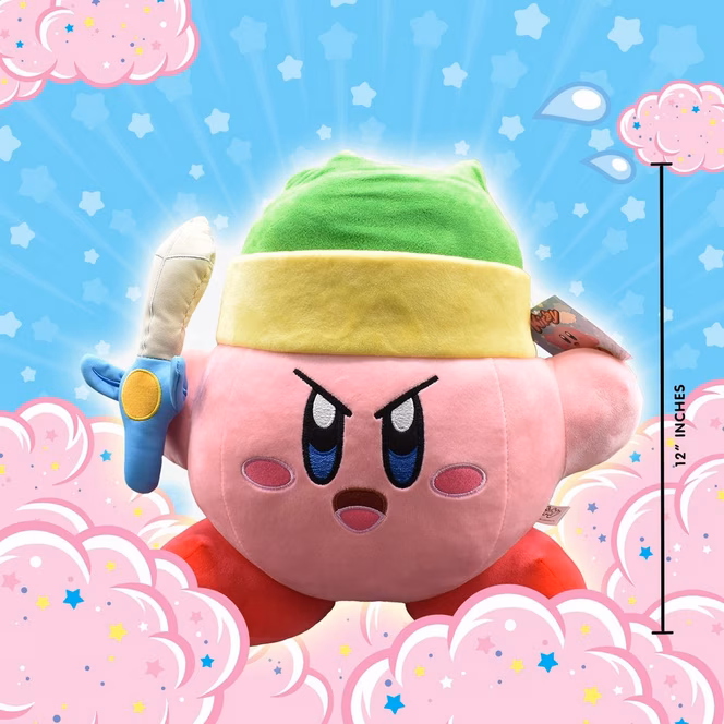 GameStop Just Toys Kirby with Sword 12-in Plush
