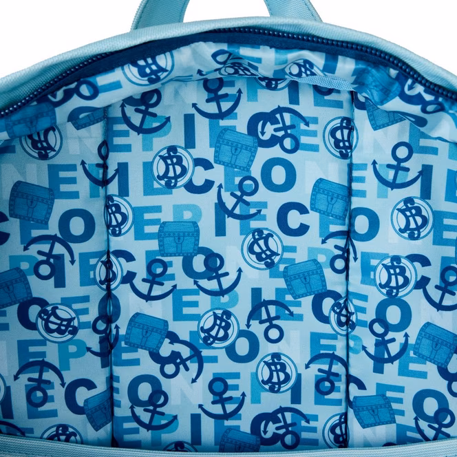 GameStop Loungefly One Piece All-Over Print Nylon Full-Size Backpack