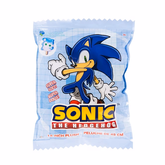 GameStop Jakks Pacific Sonic the Hedgehog Sonic Ice Cream Bar 18-in Plush Comic Con 2024 Exclusive