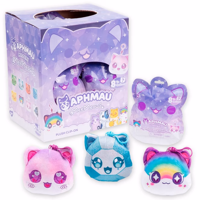 GameStop Aphmau Mystery MeeMeow Catface Clip-On Plush Blind Box