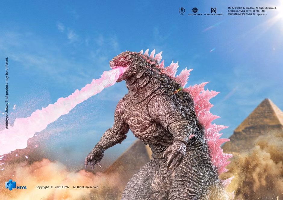 GameStop HIYA Exquisite Basic Series Godzilla x Kong The New Empire Godzilla (Heat Ray Godzilla Evolved Ver.) 6-in Action Figure