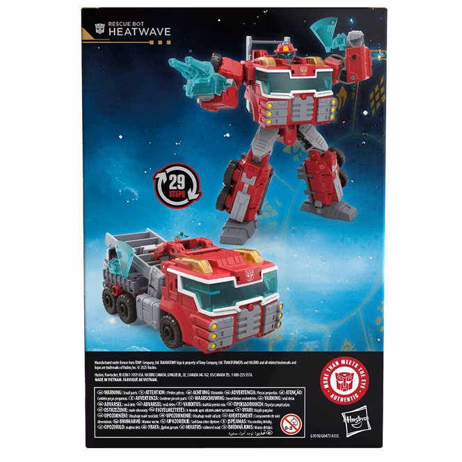 GameStop Hasbro Transformers Generations Voyager Class Rescue Bot Heatwave 7-in Action Figure