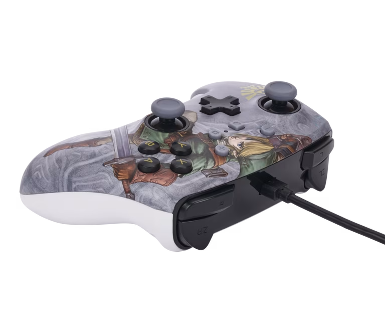 GameStop PowerA Enhanced Wired Controller for Nintendo Switch - Valiant Link