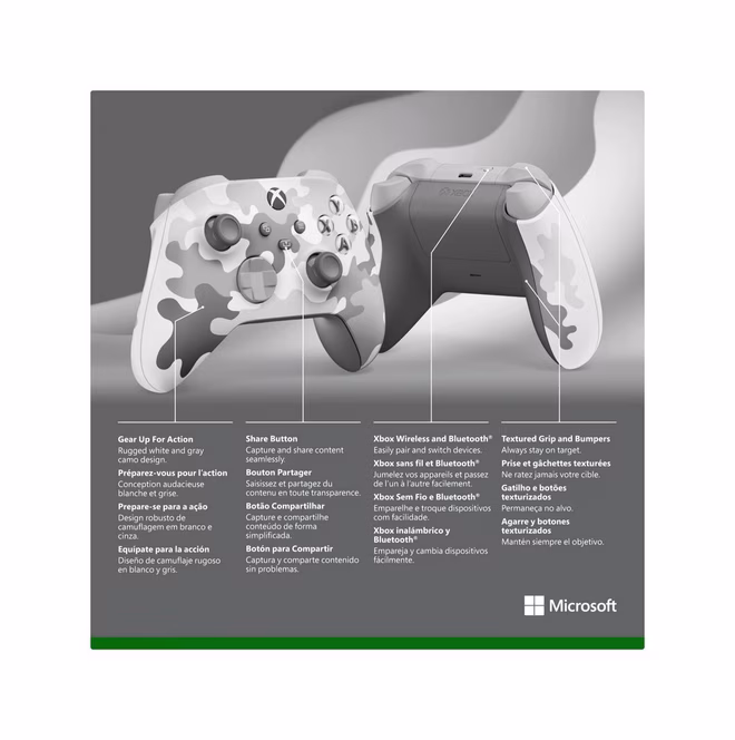 GameStop Microsoft Xbox Series X Wireless Controller Arctic Camo